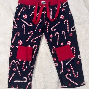 Lazy Ones Candy Cane Print Women’s Pajama Leggings Size XS